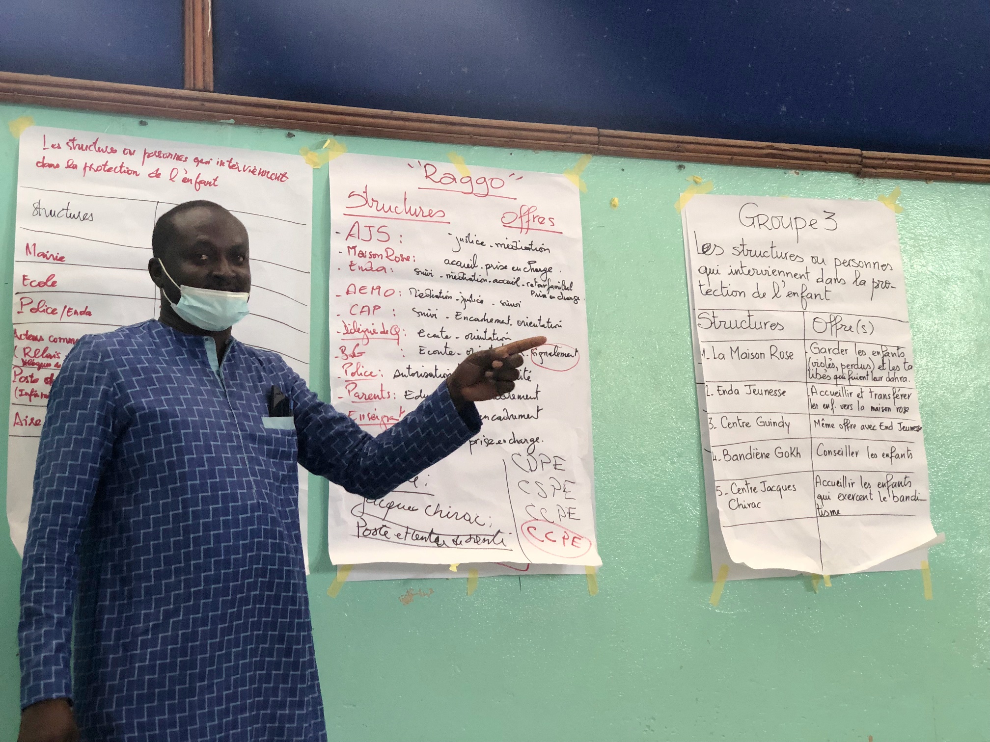 L'équipe REVES Senegal International en action communautaire